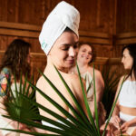 Zestaw na saunę turban i pareo Yeye - obrazek 2