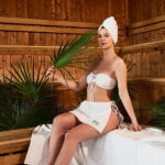 Zestaw na saunę turban i pareo Yeye - obrazek 6