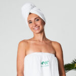 Turban - ręcznik na głowę 500 gr 100% naturalna bawełna Yeye - obrazek 2