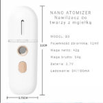 Atomizer NANO mini: Nawilżacz do twarzy z mgiełką YEYE - obrazek 8