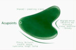 Kamień Gua Sha do masażu i relaksu - zielony Jadeit Yeye - obrazek 6