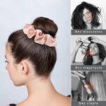 Satynowy wałek SILK BOW scrunchie do robienia loków YEYE - obrazek 4