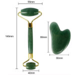 Zestaw roller + kamień Gua Sha do masażu i relaksu – naturalny kryształ Yeye - obrazek 13