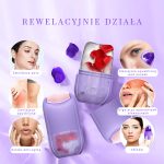 Lodowy roller z naturalnym kamieniem do masażu twarzy i ciała Yeye - obrazek 19