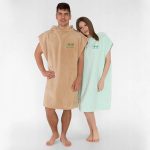Poncho welurowe z kapturem Yeye - obrazek 9