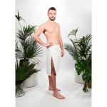 Zestaw na saunę kilt wiązany męski i szlafrok Yeye - obrazek 10