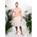 Zestaw na saunę kilt wiązany męski i szlafrok Yeye - obrazek 2