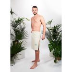 Zestaw na saunę kilt wiązany męski i szlafrok Yeye - obrazek 20
