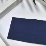 Opaska na uszy ręcznie robiona cienka bawełniana - obrazek 8