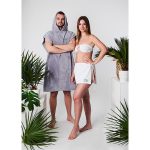 Zestaw na saunę poncho i strój damski SAFI Yeye