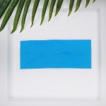 Opaska na uszy ręcznie robiona cienka bawełniana - obrazek 17