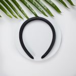 Satynowa opaska do włosów gładka Yeye - obrazek 6