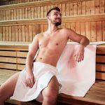 Zestaw na saunę kilt wiązany męski i strój damski BEMBEA Yeye - obrazek 21