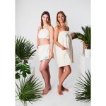 Zestaw na saunę pareo i strój damski BEMBEA Yeye