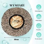 Czepek dwustronny wodoodporny panterka - obrazek 9