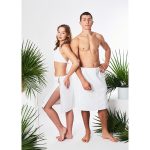 Zestaw frotte do sauny dla dwojga - strój Bembea i kilt wiązany