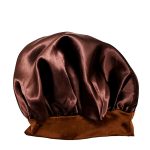 Satynowy czepek z szeroką gumką do spania - obrazek 10