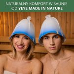 Czapka do sauny z wełny Gradient Niebieski YEYE Made in Nature - obrazek 9