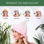 Czapka do sauny z wełny Gradient Różowa YEYE Made in Nature - obrazek 8