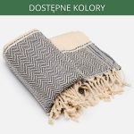 Ręcznik hammam CHEVRON 100% naturalna bawełna YEYE - obrazek 7