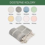 Ręcznik hammam SOFT BASIC 100% naturalna bawełna YEYE - obrazek 7
