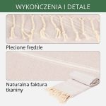Ręcznik hammam SOFT BASIC 100% naturalna bawełna YEYE - obrazek 4