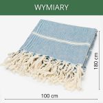 Ręcznik hammam SOFT BASIC 100% naturalna bawełna YEYE - obrazek 5